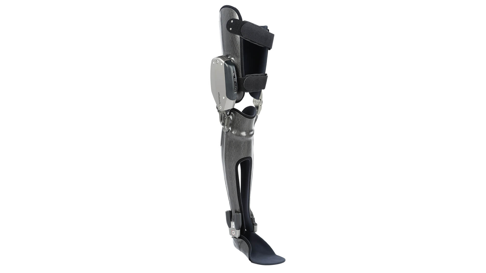 C-Brace Beinorthese freigestellt vor hellem Hintergrund.