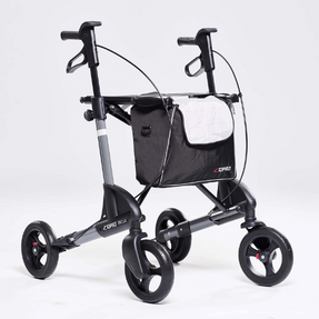 Rollator zum Klappen mit Tasche